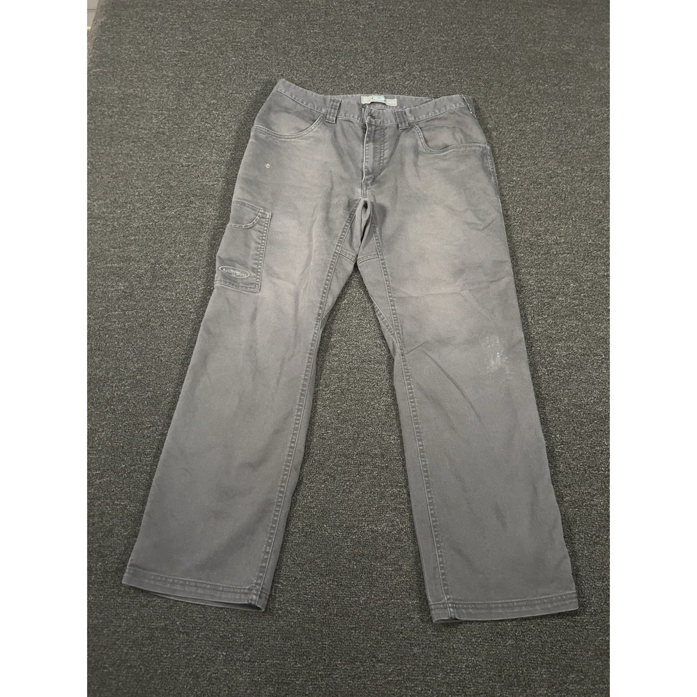 Arborwear Pants Mens 36x30 (Fits 36x29) Gray Willow Flex Canvas Tree Climbing
